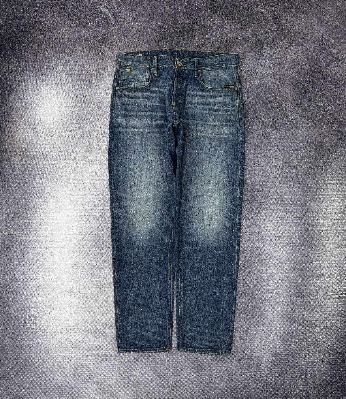 G-Star Vintage G-Star Raw Alum Faded Blue Avant Garde Denim Jeans Size US 34 / EU 50 - 1 Thumbnail