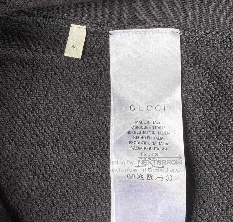 Gucci Gucci Teddy bear embroidered cotton sweatshirt Size US M / EU 48-50 / 2 - 7 Thumbnail