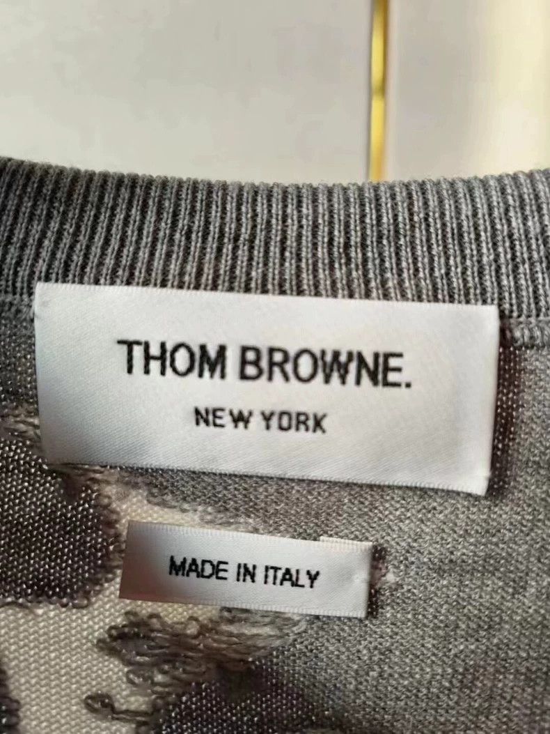 Thom Browne Thom Browne Wool sweater knitwear Size US XL / EU 56 / 4 - 3 Thumbnail
