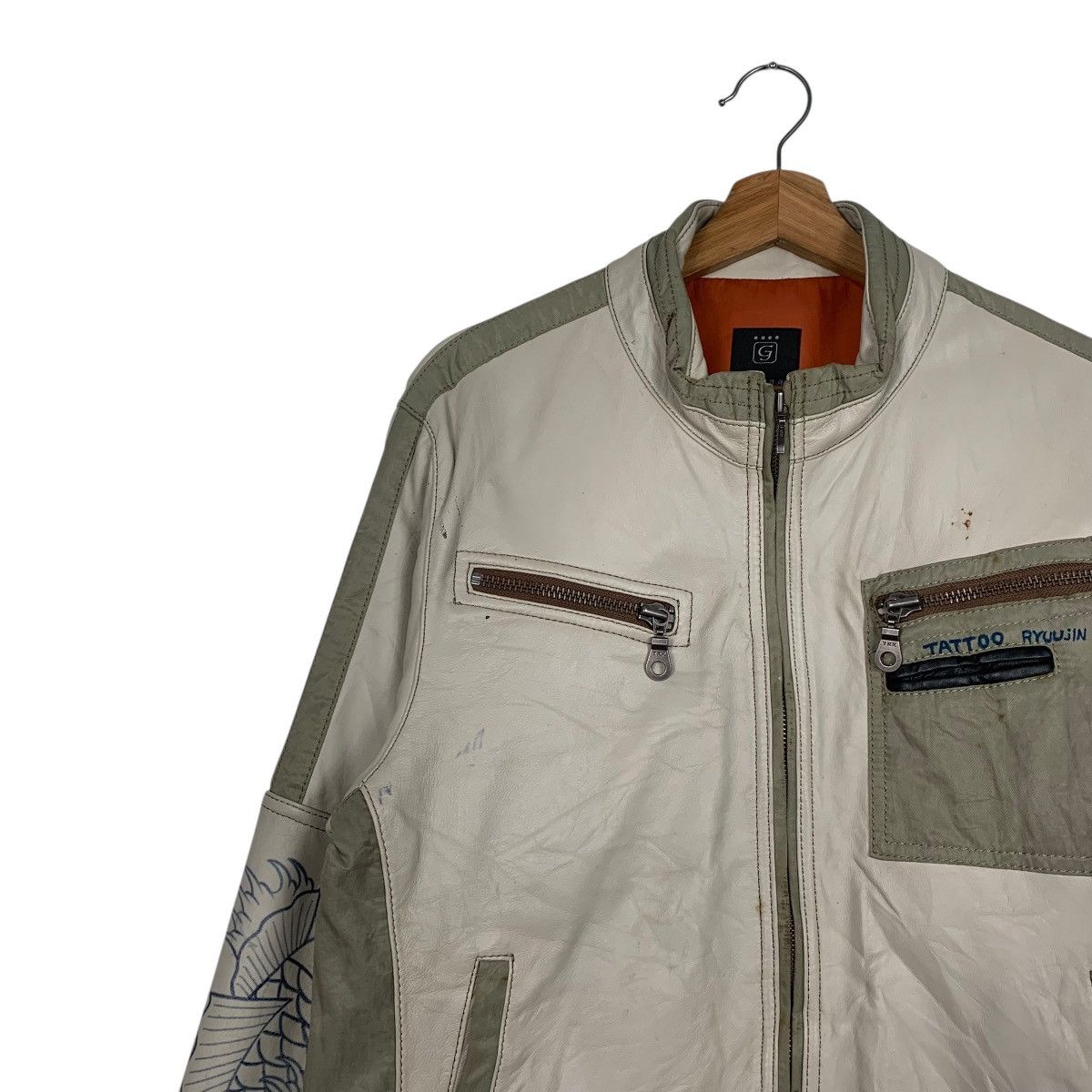 Japanese Brand Japanese Brand G-Stage Custom Art Tattoo Studio Biker Jacket Size US M / EU 48-50 / 2 - 7 Thumbnail