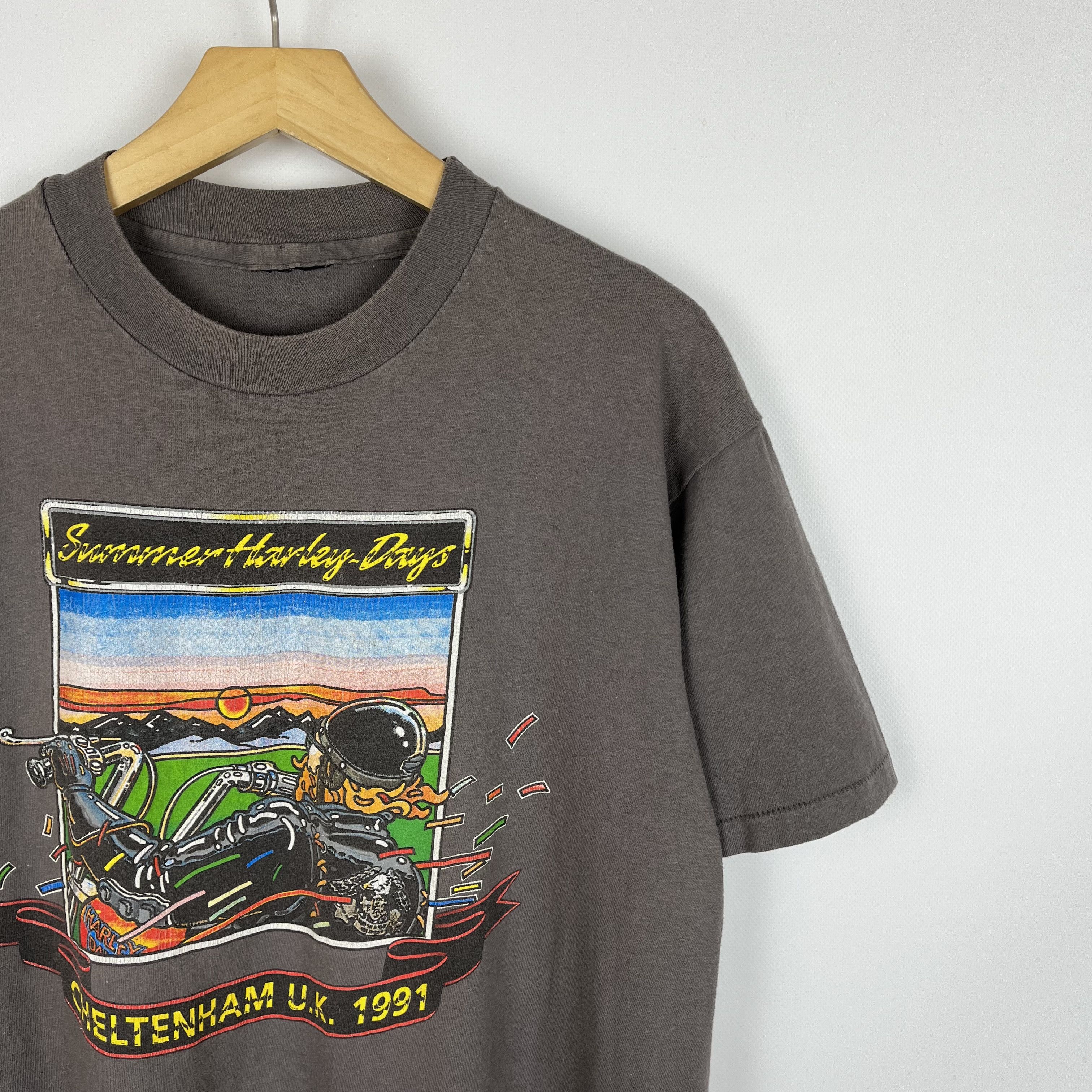 Harley Davidson Vintage Harley Davidson Summer Harley Days T Shirt 1991 Size US L / EU 52-54 / 3 - 2 Thumbnail
