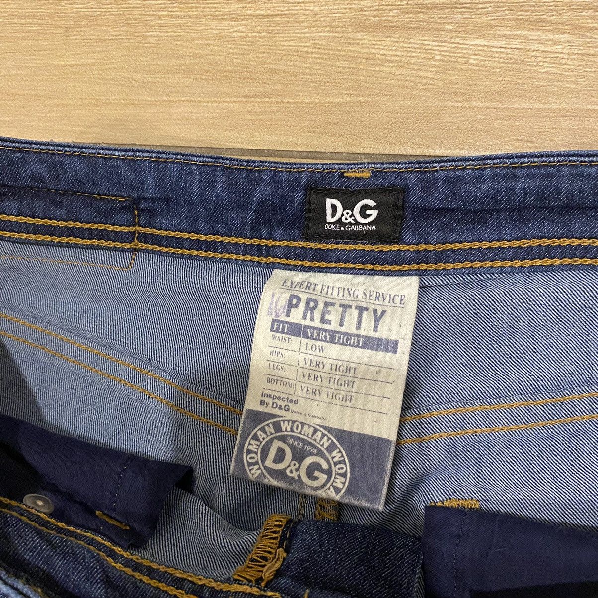 Dolce & Gabbana × Vintage Vintage Dolce & Gabbana D&G Blue Denim Jeans Pants Size 25" / US 0 / IT 36 - 7 Thumbnail