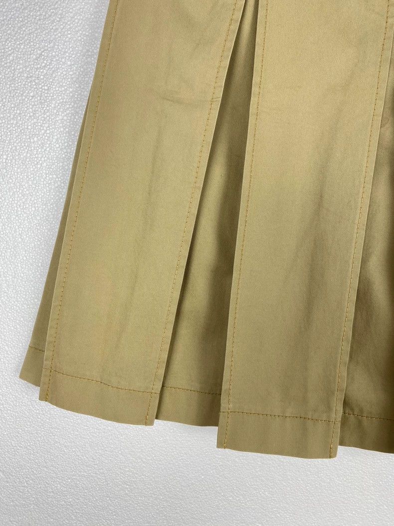 Comme des Garcons Comme Des Garcons size S Khaki zip-up pleated skirt Size 24" / US 00 / IT 34 - 8 Thumbnail