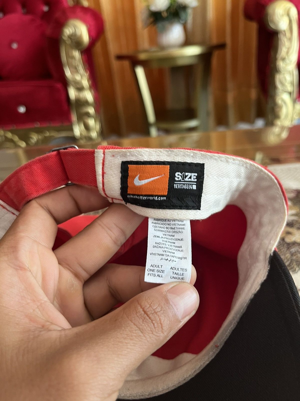 Nike × Vintage 90’s Nike Center Logo Hat Size ONE SIZE - 8 Thumbnail