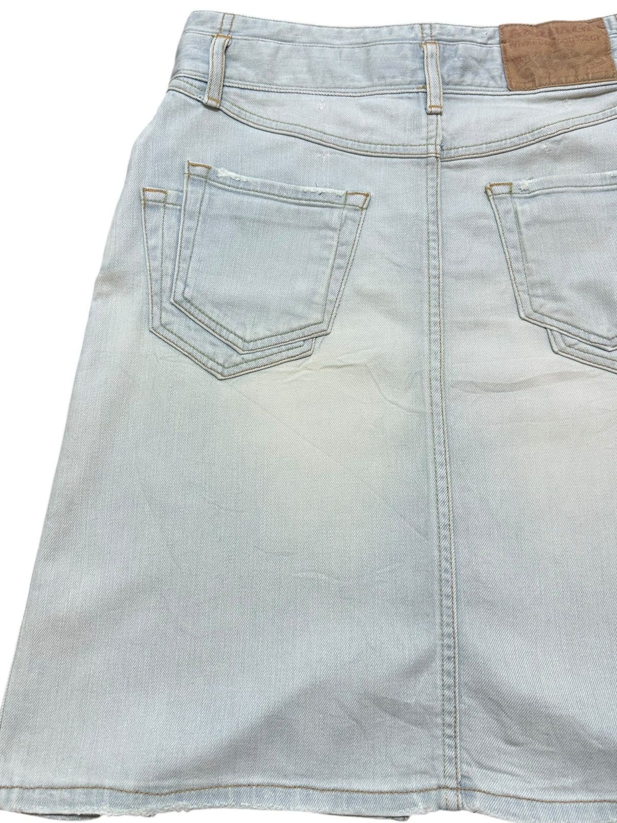 Katharine Hamnett London Vintage Katherine Hamnet London Faded Mini Skirts Size 28" / US 6 / IT 42 - 8 Thumbnail