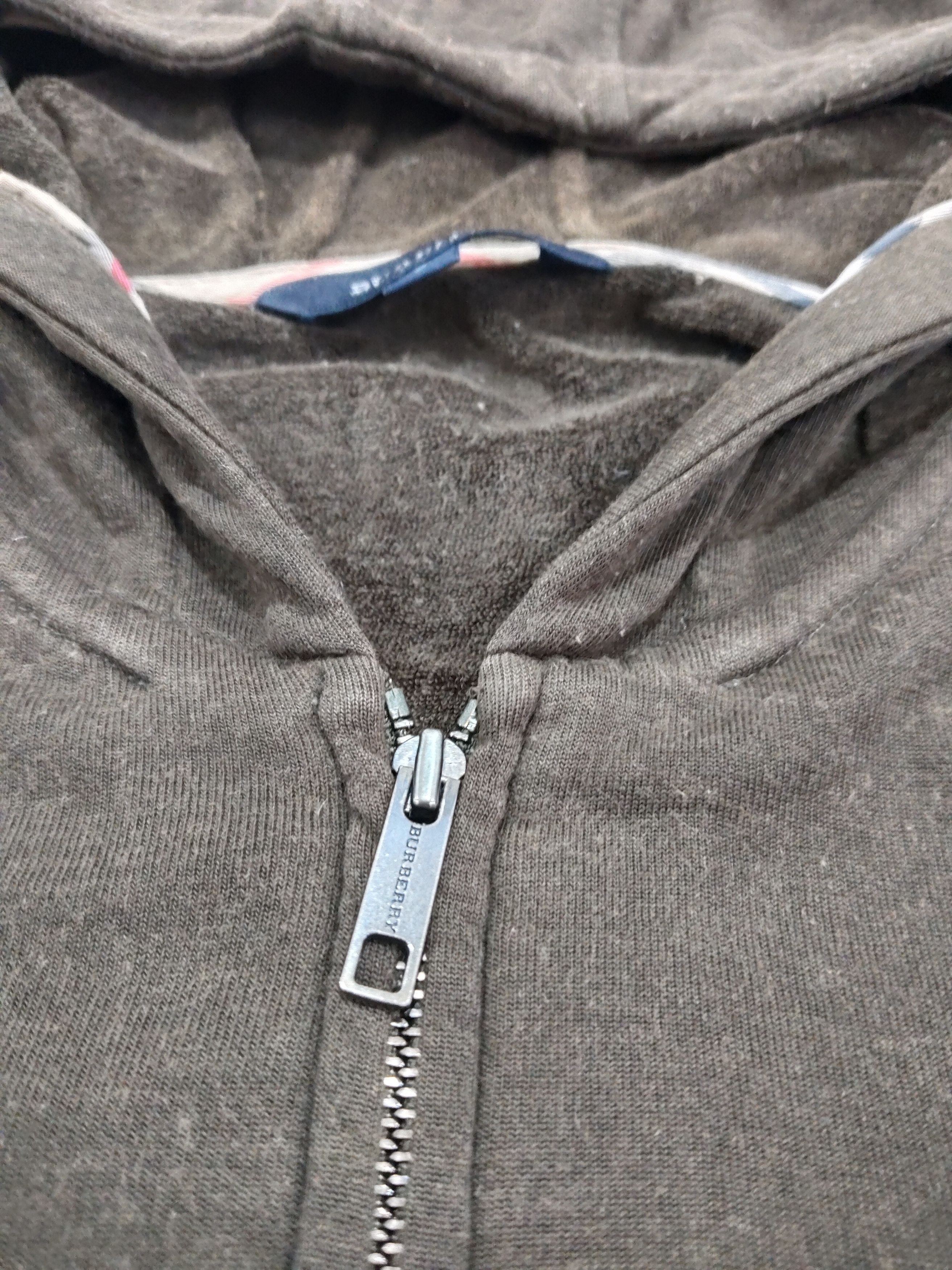 Burberry × Japanese Brand Burberry Zipper Hooded Sweater Size US L / EU 52-54 / 3 - 5 Thumbnail