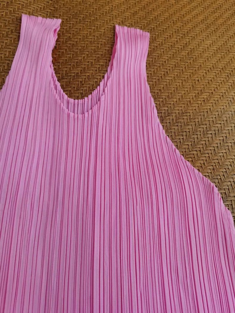 Issey Miyake Issey Miyake size:2 Pink pleated dress Size XS / US 0-2 / IT 36-38 - 3 Thumbnail