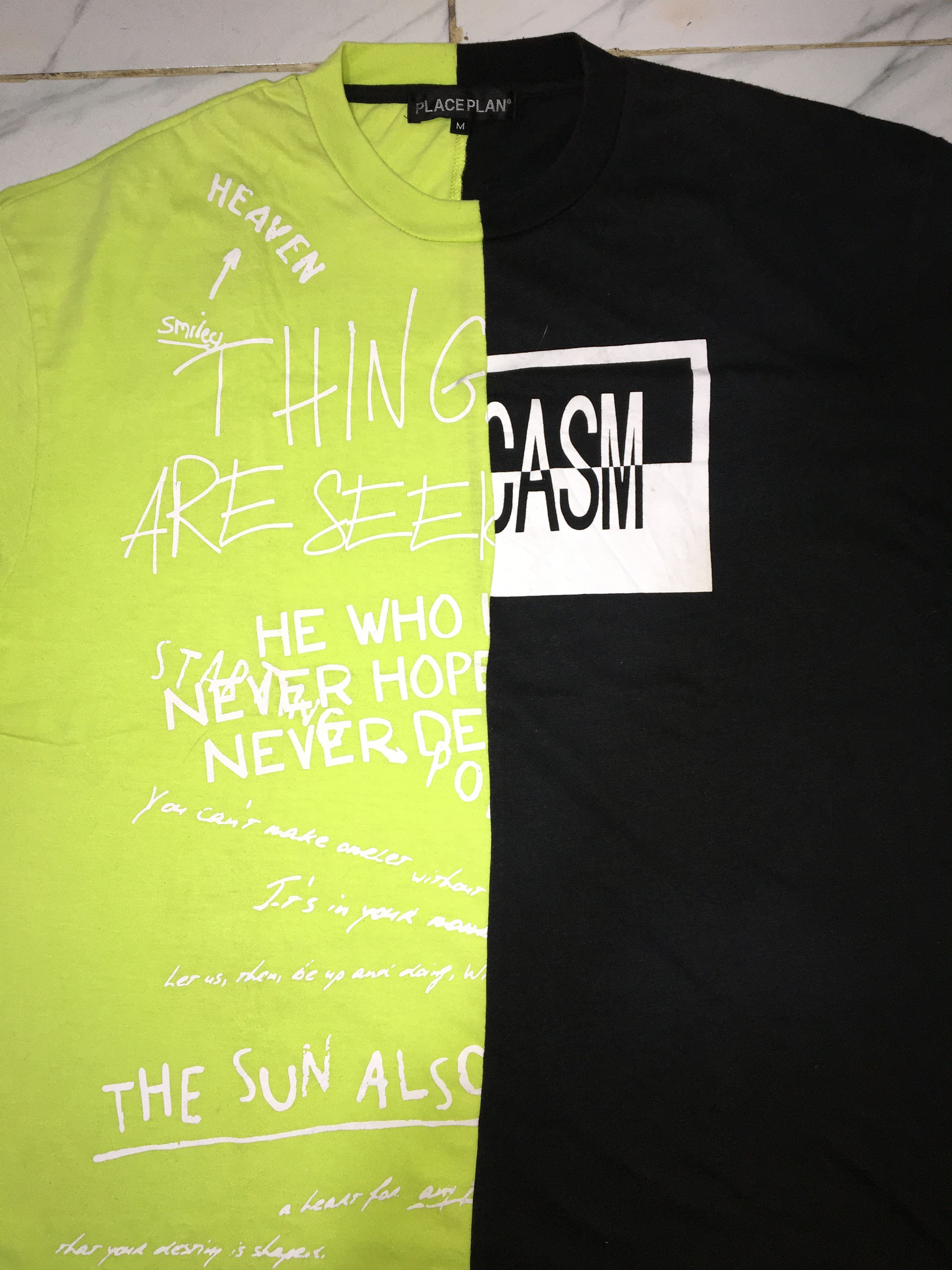 Japanese Brand PLACE PLAN TSHIRT Size US M / EU 48-50 / 2 - 3 Thumbnail