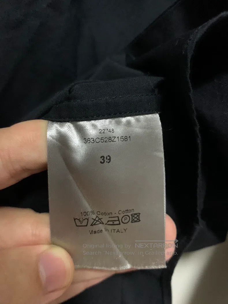 Dior Dior Size 39 Black Tie Shirt i Size US L / EU 52-54 / 3 - 4 Thumbnail