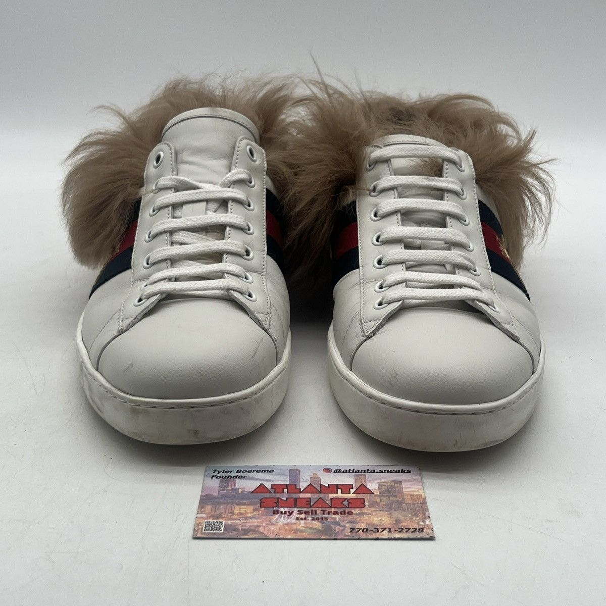 Gucci Wmns Gucci ace sneaker wool Size US 9 / EU 42 - 2 Thumbnail