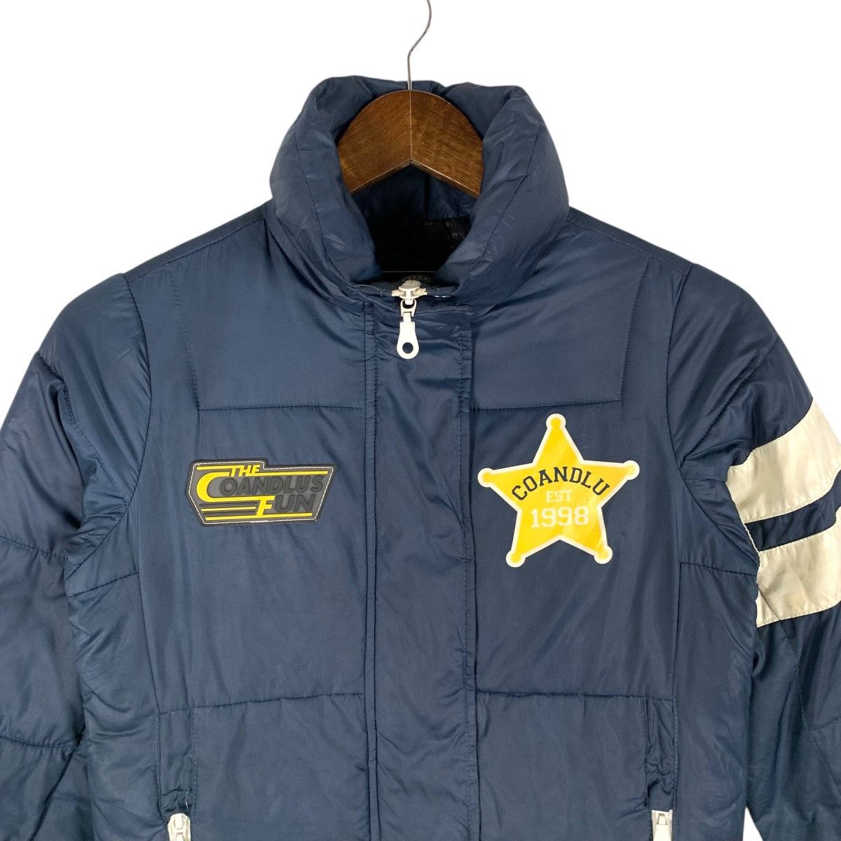 If Six Was Nine Vintage Puffer Down Jacket Coandlu American Casual Wear Size US S / EU 44-46 / 1 - 8 Thumbnail