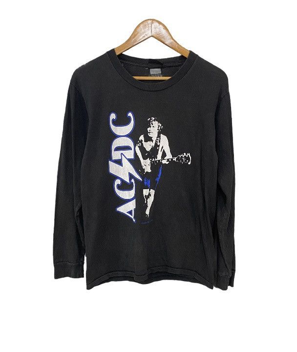 AC/DC × Band Tees × Vintage ✅ Vintage ACDC Longsleeve Australian rock band 2004 shirt Size US S / EU 44-46 / 1 - 1 Thumbnail