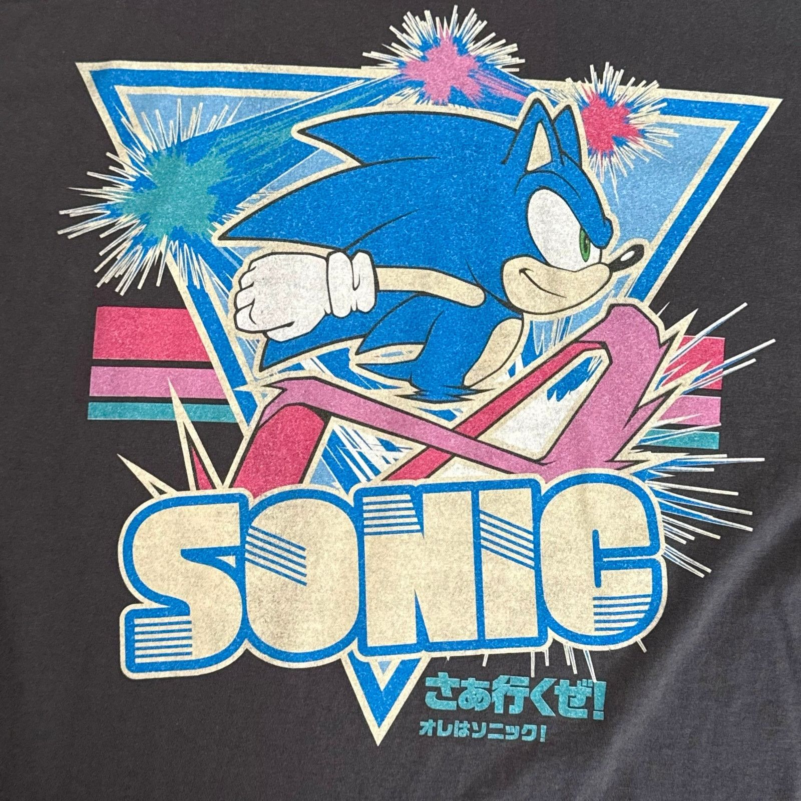 Other Sonic the Hedgehog Retro Long Sleeve Shirt XL Gray Sega 90s Size XL / US 12-14 / IT 48-50 - 3 Thumbnail