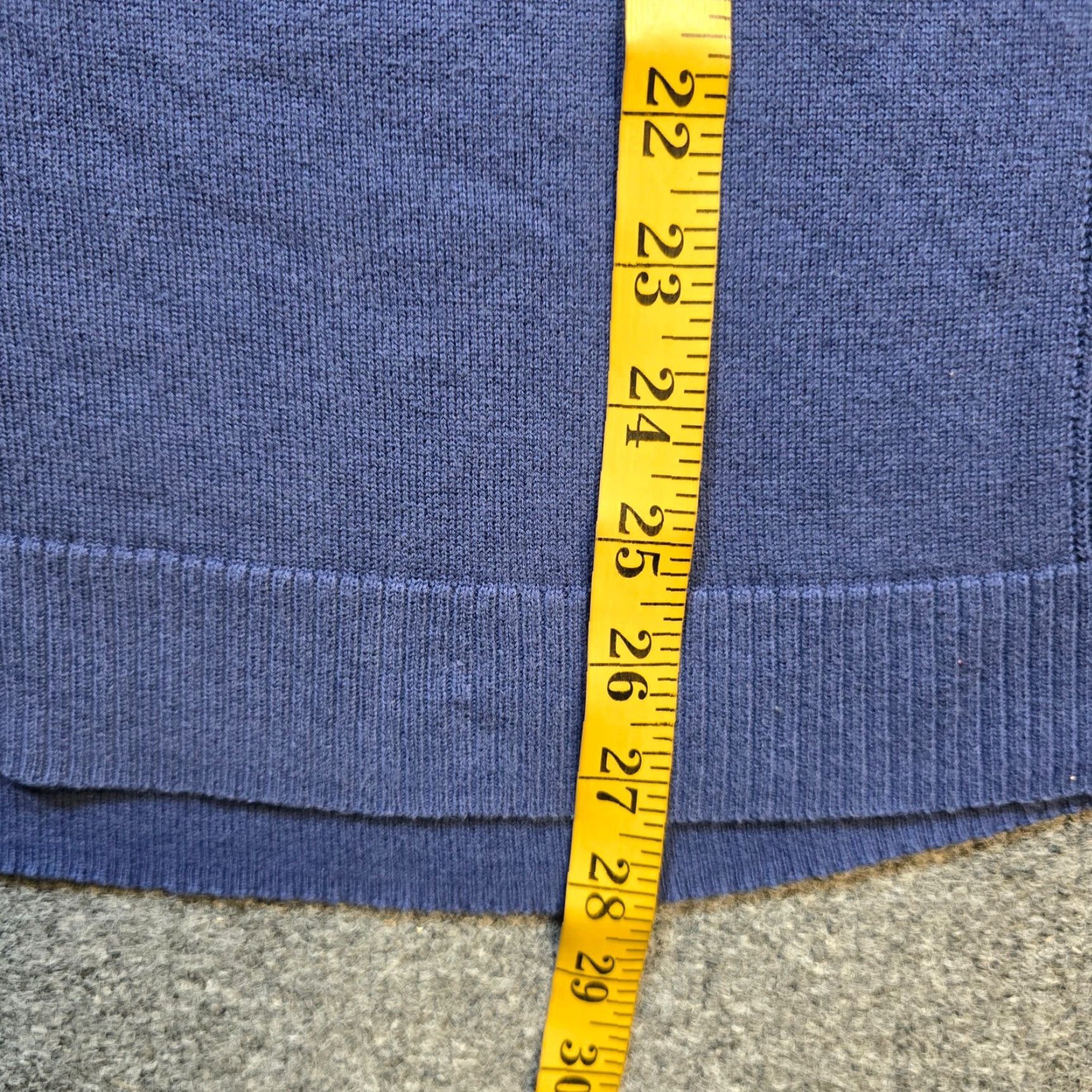 Isaac Mizrahi Isaac Mizrahi Live Sweater Women XL Blue Knit Short Sleeve Boxy Casual Basic Size XL / US 12-14 / IT 48-50 - 6 Thumbnail