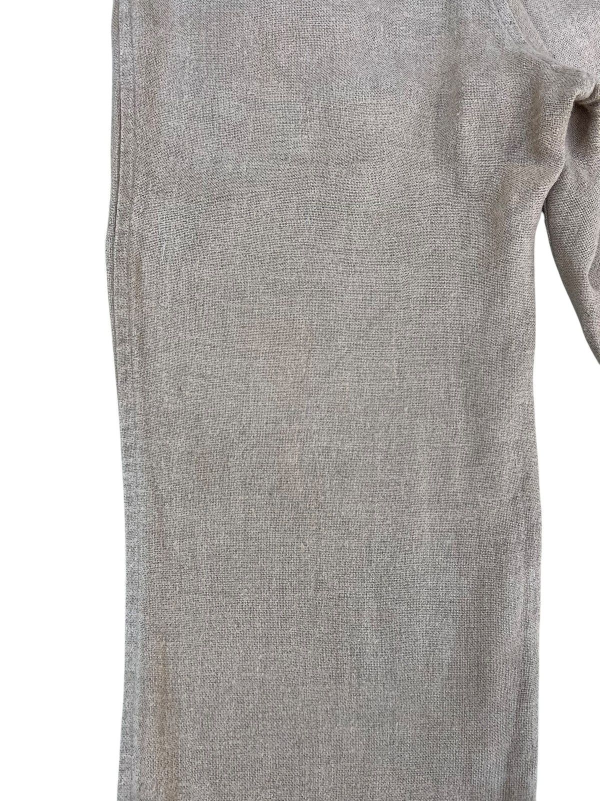 Issey Miyake Issey Miyake Sunaokuwahara Wide Loose Linen Trouser Pant Size US 30 / EU 46 - 16 Thumbnail