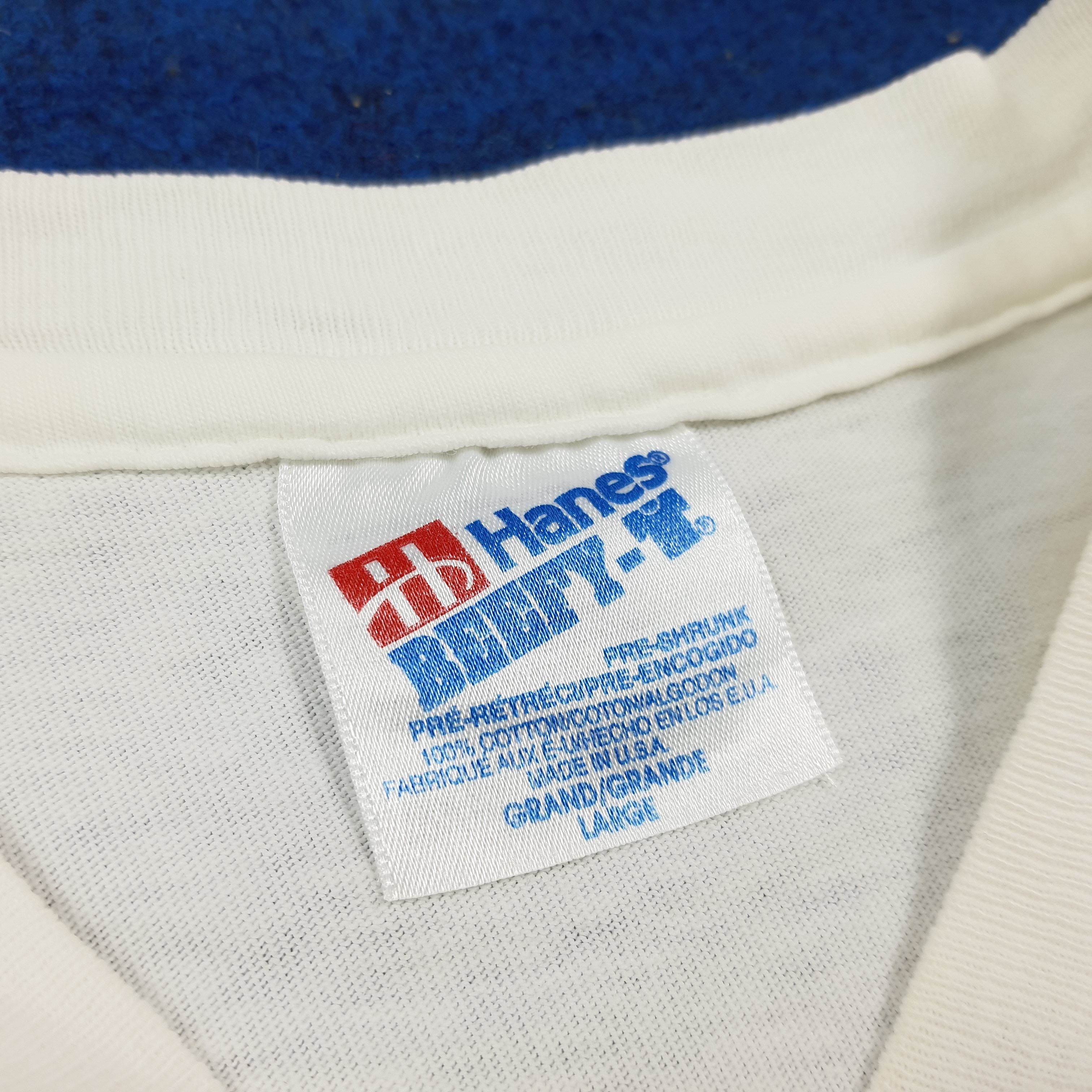 Hanes Vintage 90s World Cup USA 94 Soccer Tshirt C299N37 Size US L / EU 52-54 / 3 - 8 Thumbnail