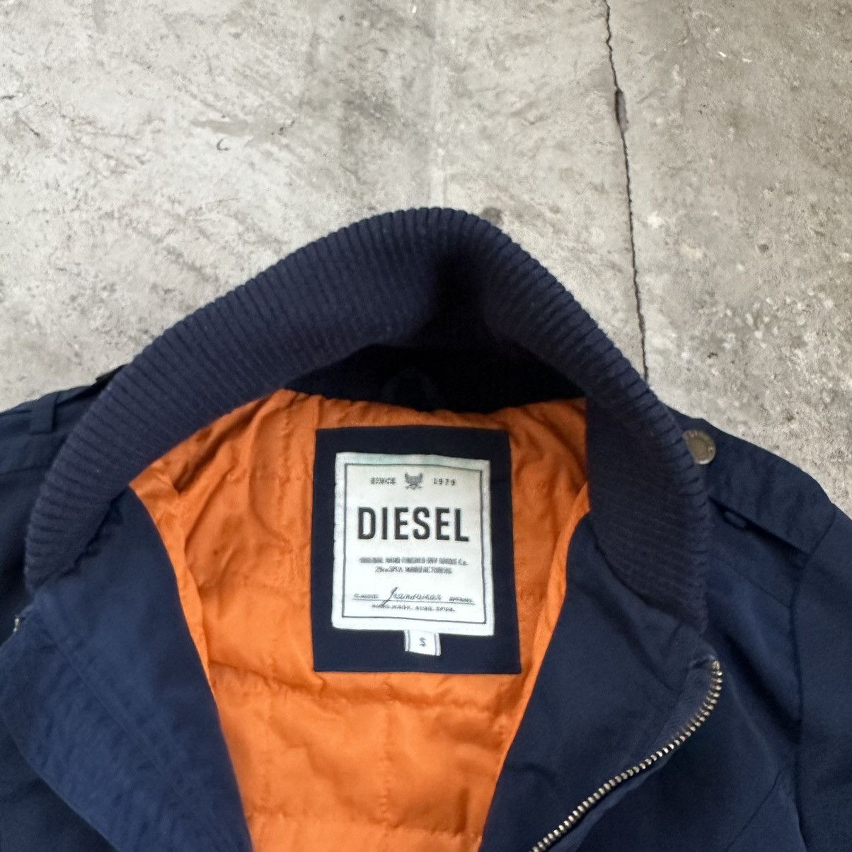 Diesel Diesel VNTG Avant Garde Y2K Zip Bomber Jacket Size S / US 4 / IT 40 - 8 Thumbnail