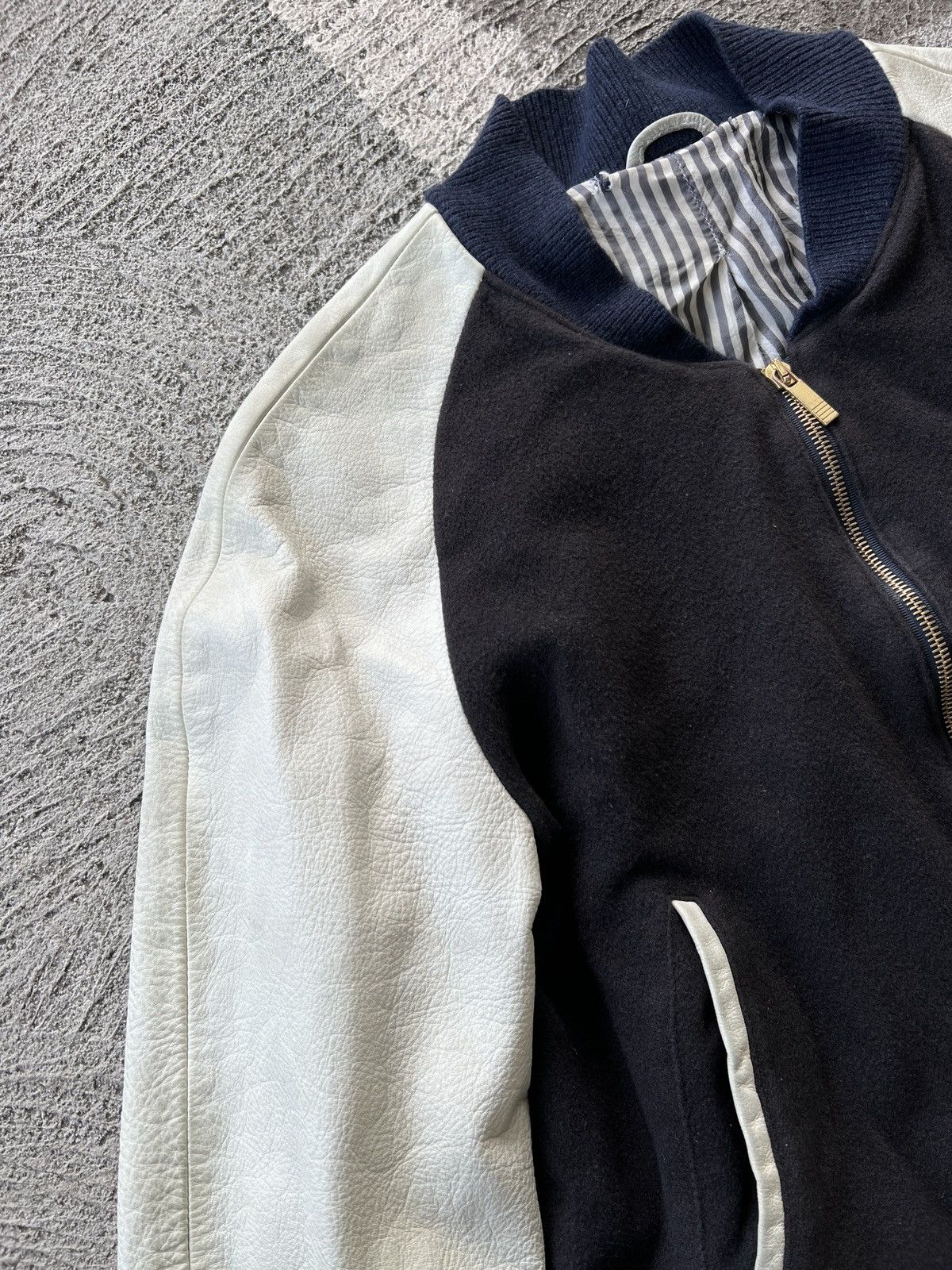 Thom Browne Thom Browne Varsity Leather Jacket Size US M / EU 48-50 / 2 - 2 Thumbnail