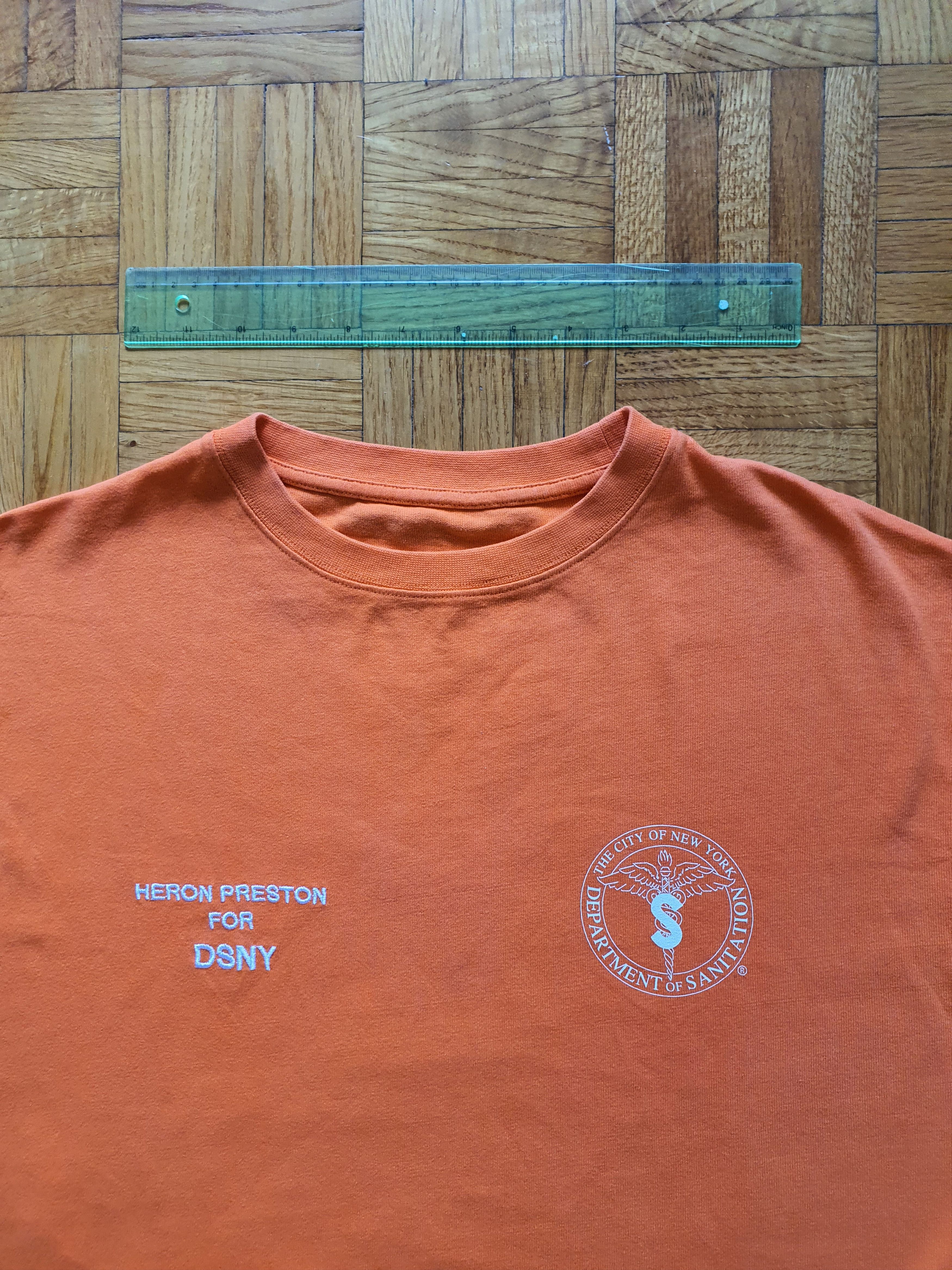 Heron Preston ''DSNY Uniform'' Long Sleeve T-Shirt Size US S / EU 44-46 / 1 - 3 Thumbnail