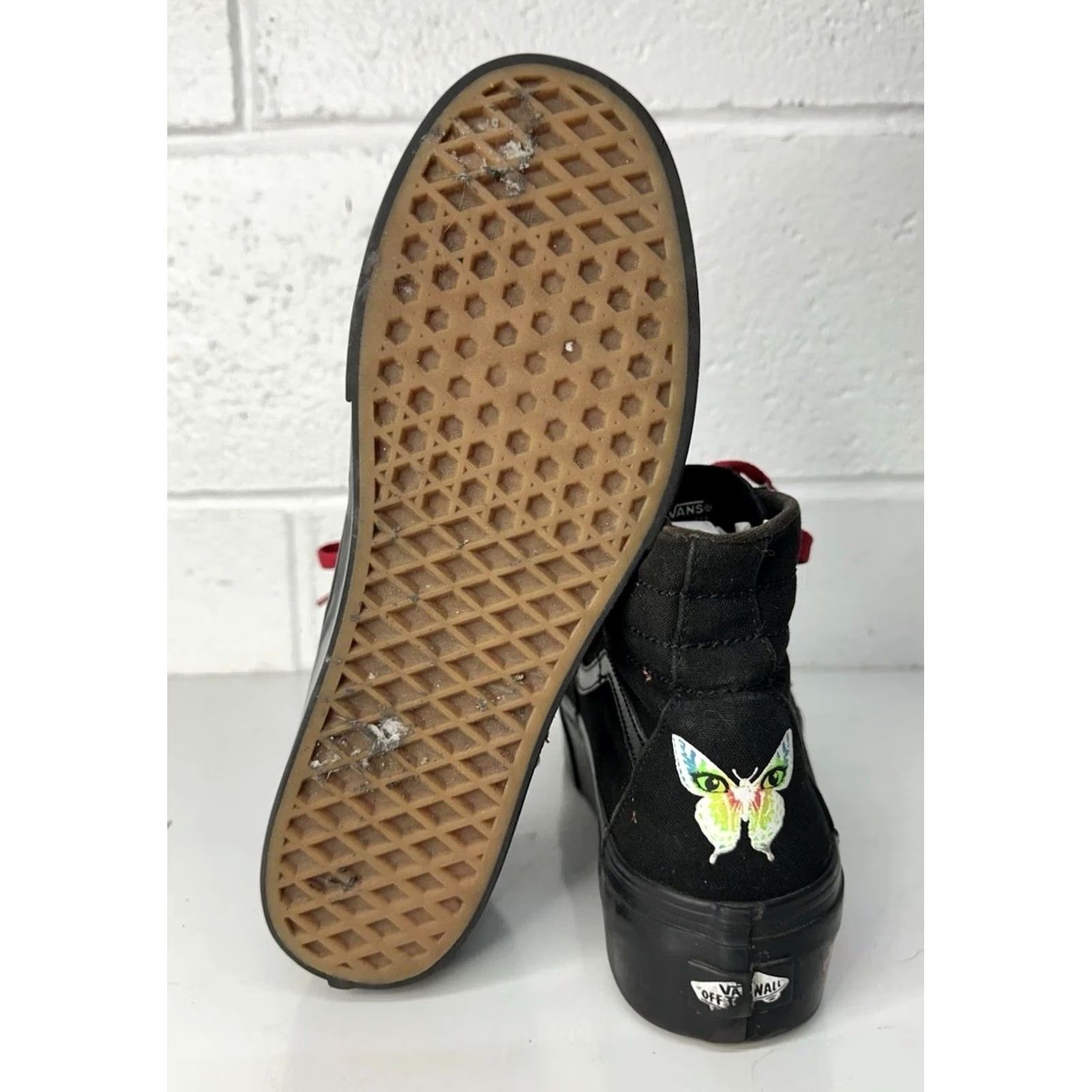 Vans VANS Sk8-Hi Tapered Morph Stackform Glow in the Dark Blackout Size 9.5 Women Sneakers Canvas Multicolor 90s Theme Womens Size US 10 / IT 40 - 7 Thumbnail