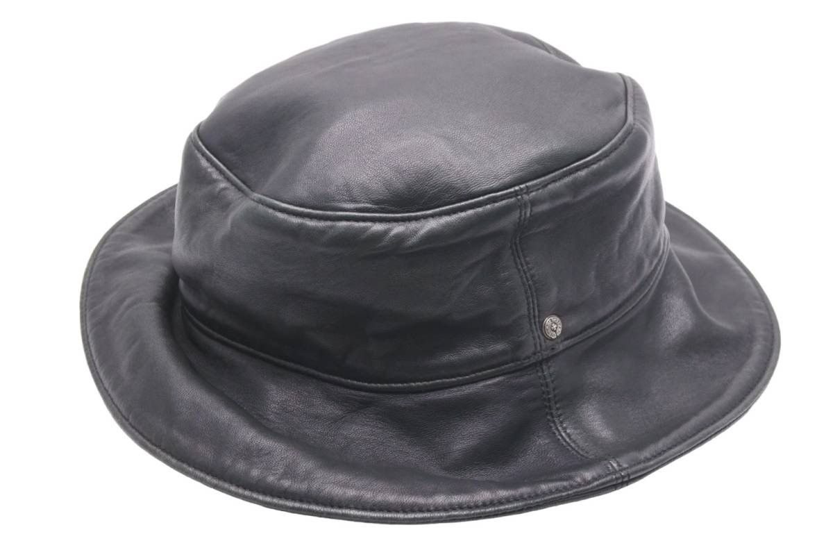 Chrome Hearts Chrome Hearts Leather Bucket Hat Size ONE SIZE - 1 Thumbnail