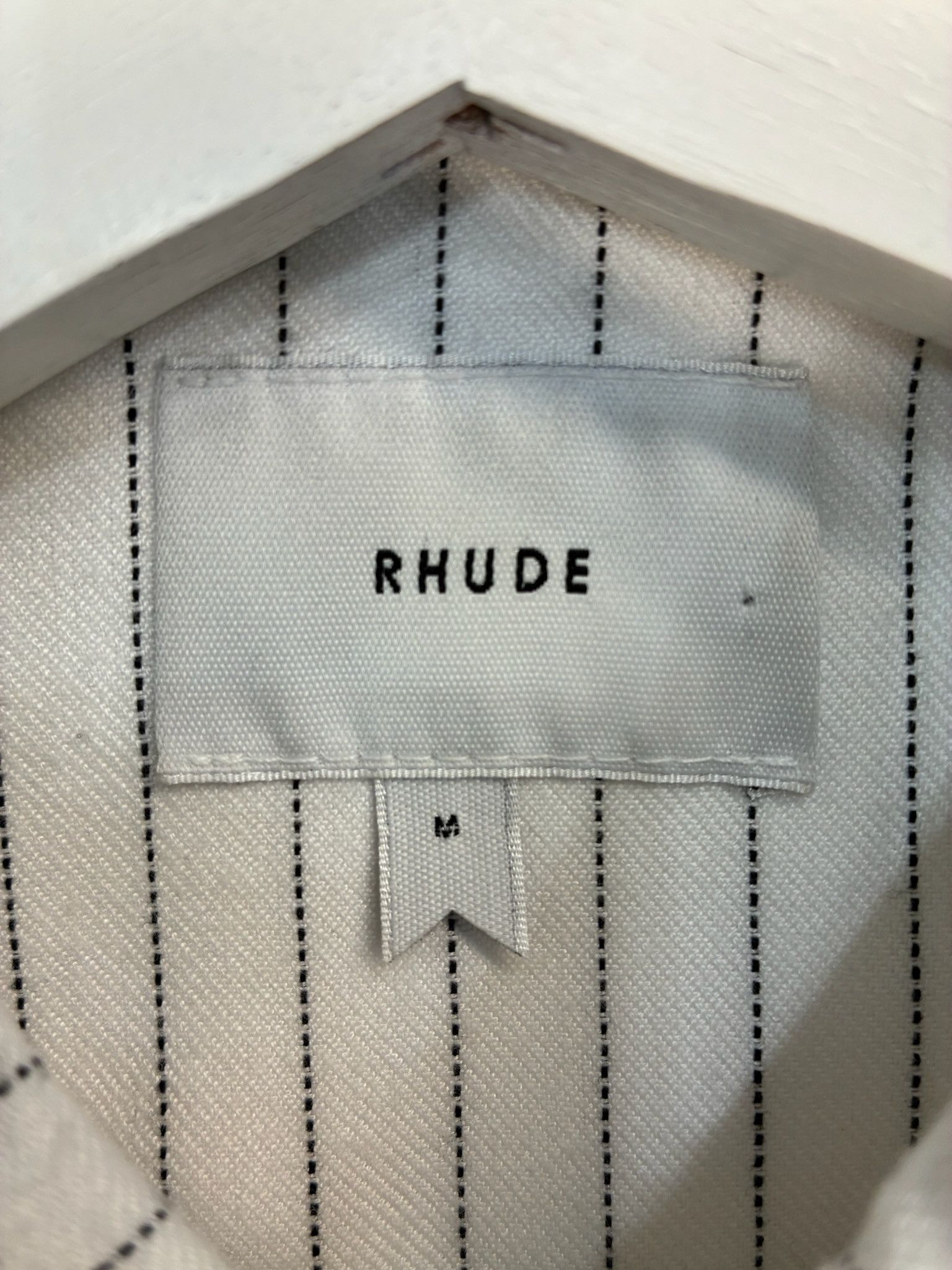 Rhude Rhude Twill Stripped Mechanic Shirt Size US M / EU 48-50 / 2 - 3 Thumbnail