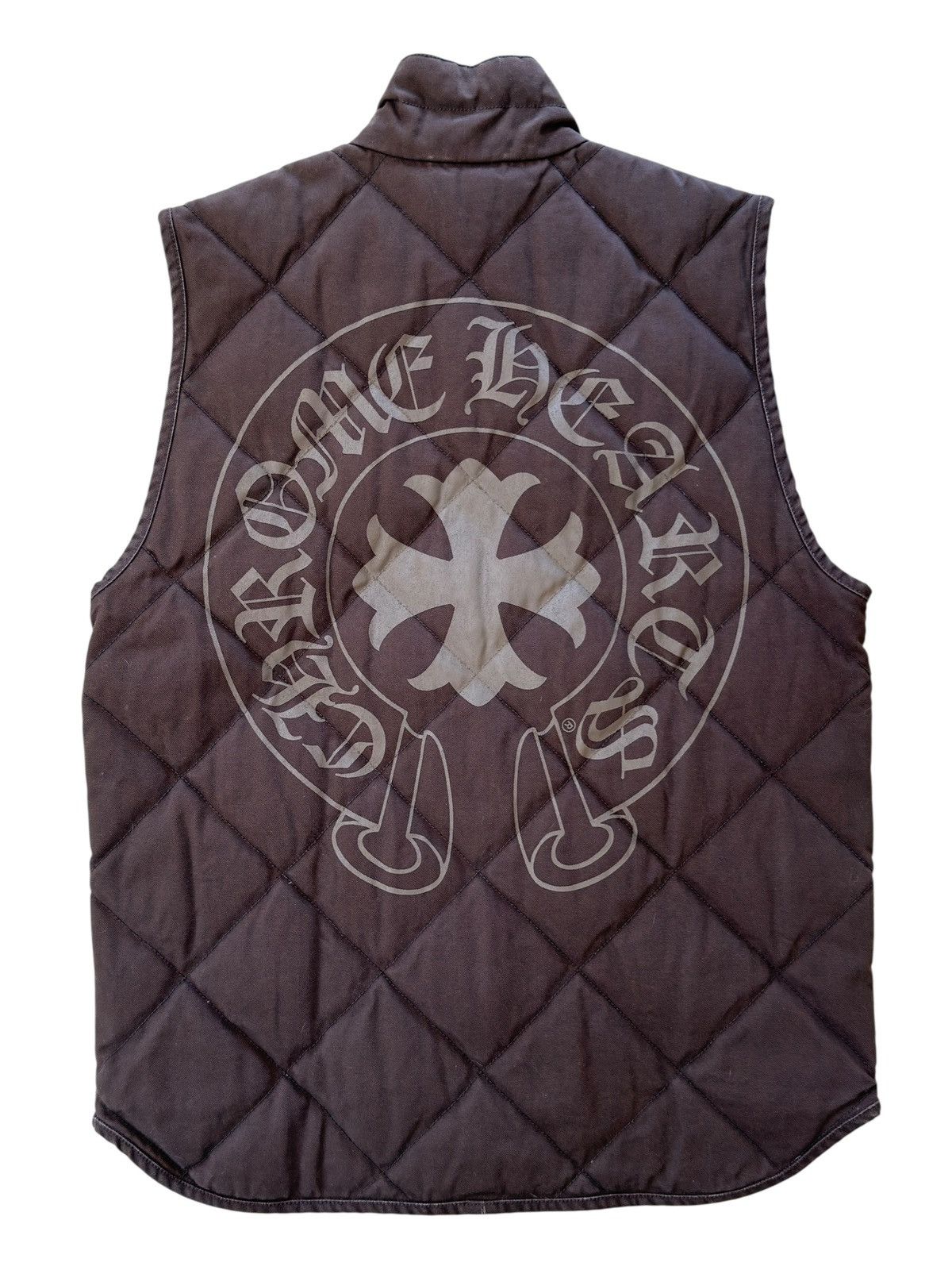 Chrome Hearts Chrome Hearts Brown Teenage Kicks Quilted Vest Size US S / EU 44-46 / 1 - 7 Thumbnail