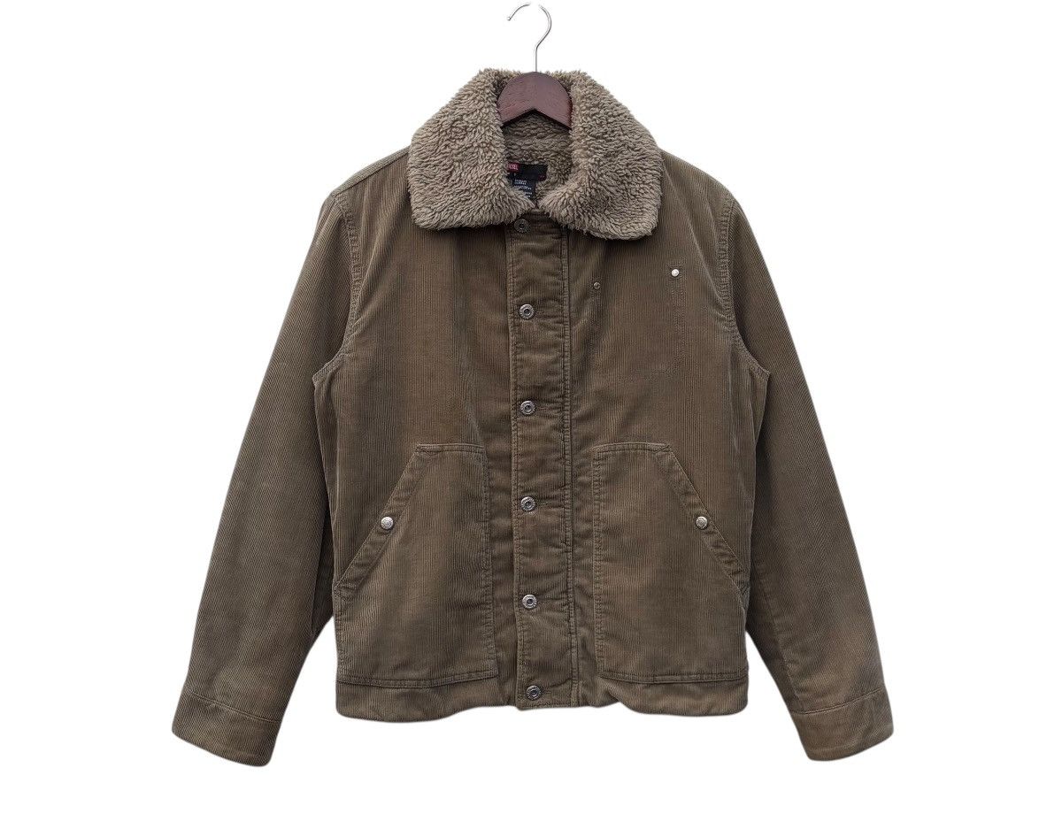 Diesel Diesel Corduroy Sherpa Lining Bombers Jacket Size US S / EU 44-46 / 1 - 2 Thumbnail