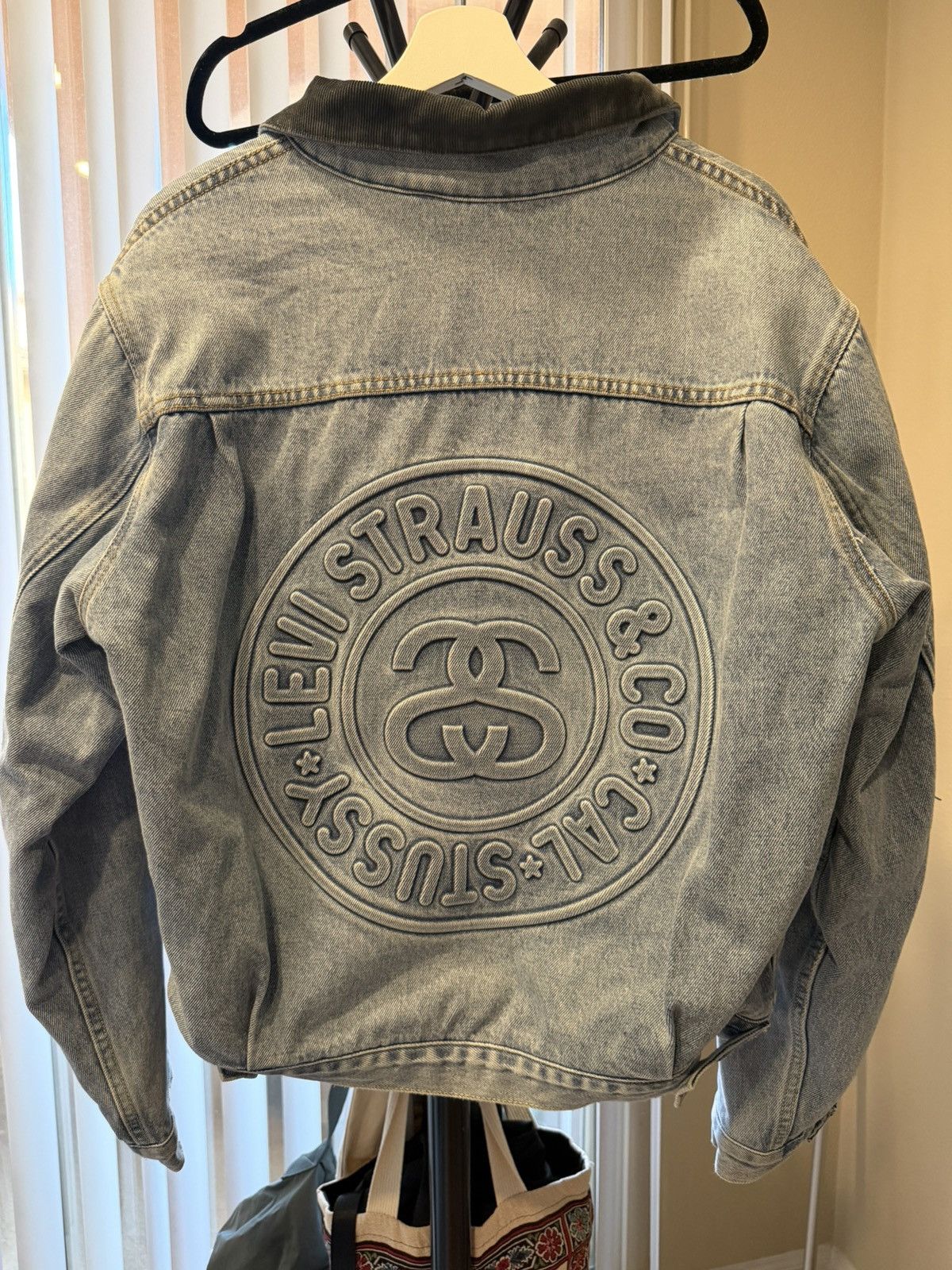 Levi's × Stussy Stussy Levis Embossed Praglad Trucker Jacket Size US M / EU 48-50 / 2 - 2 Thumbnail