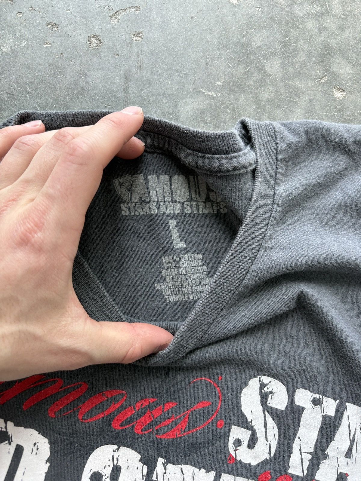 Famous Stars And Straps Vintage Y2K Famous Stars and Straps Graphic Tee Size US L / EU 52-54 / 3 - 3 Thumbnail