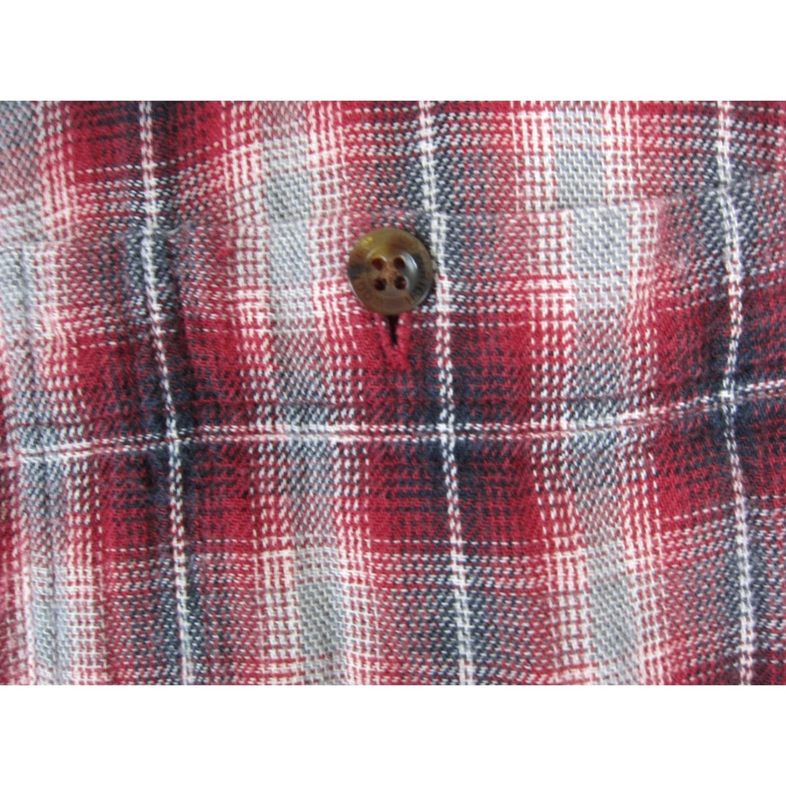 Vintage VINTAGE Woolrich Shirt Mens XL Red Plaid Button-Down Woolrich Shirted? Size US XL / EU 56 / 4 - 3 Thumbnail