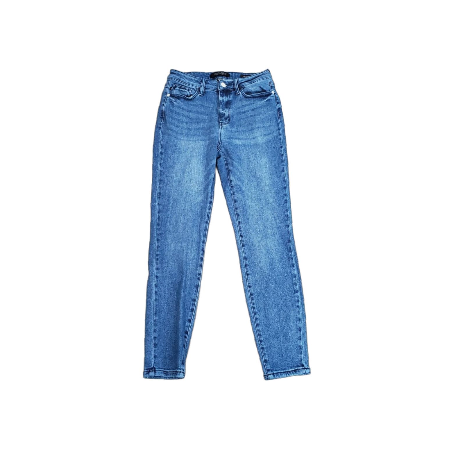 Denime Judy Blue Jeans Womens 26 Relaxed Fit Denim Stretch Elastic Waist Medium Wash Pockets Logo Size 26" / US 2 / IT 38 - 1 Thumbnail