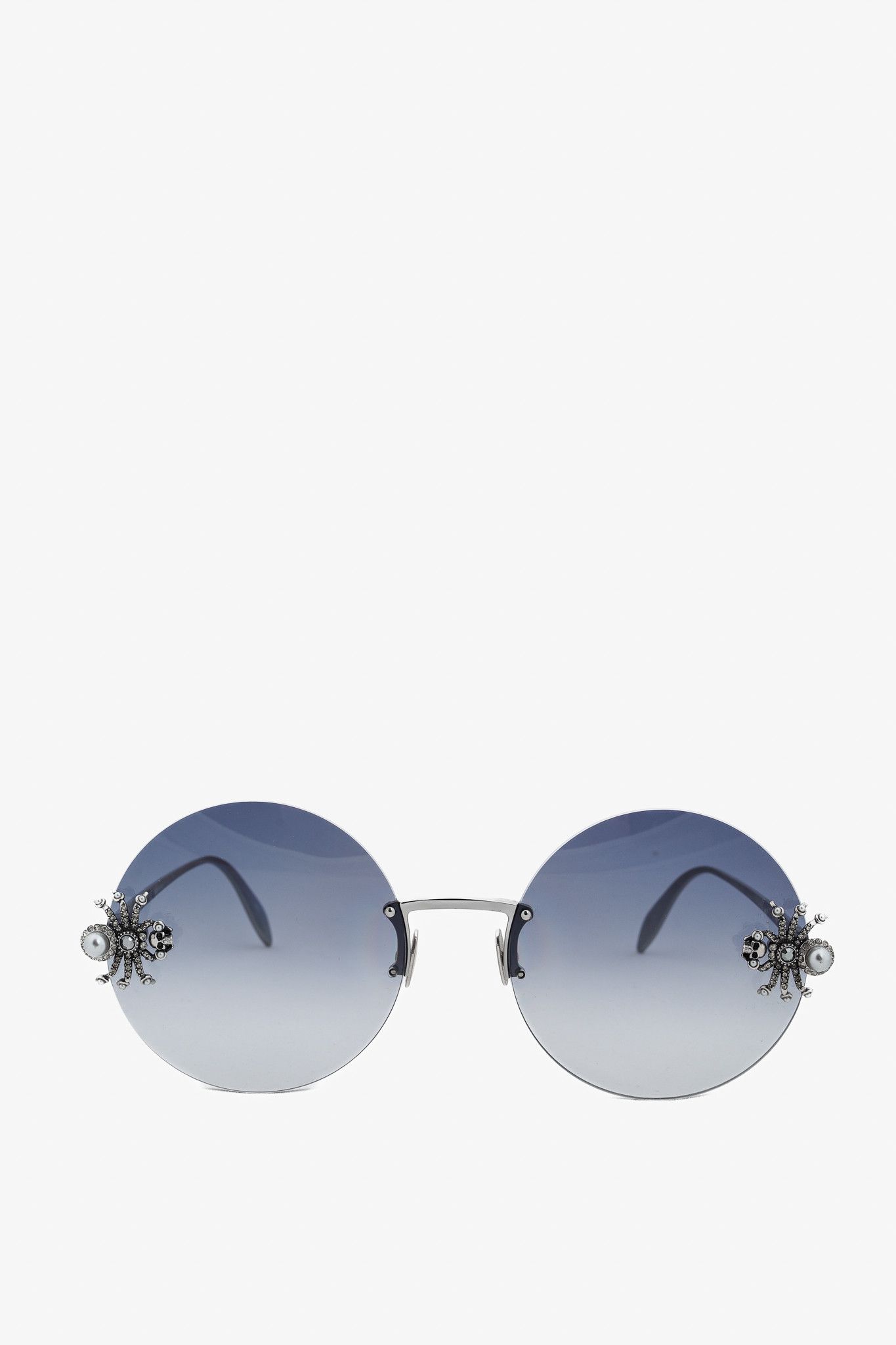 Alexander McQueen Alexander McQueen AM0207S Spider-Embellished Sunglasses Size ONE SIZE - 2 Thumbnail