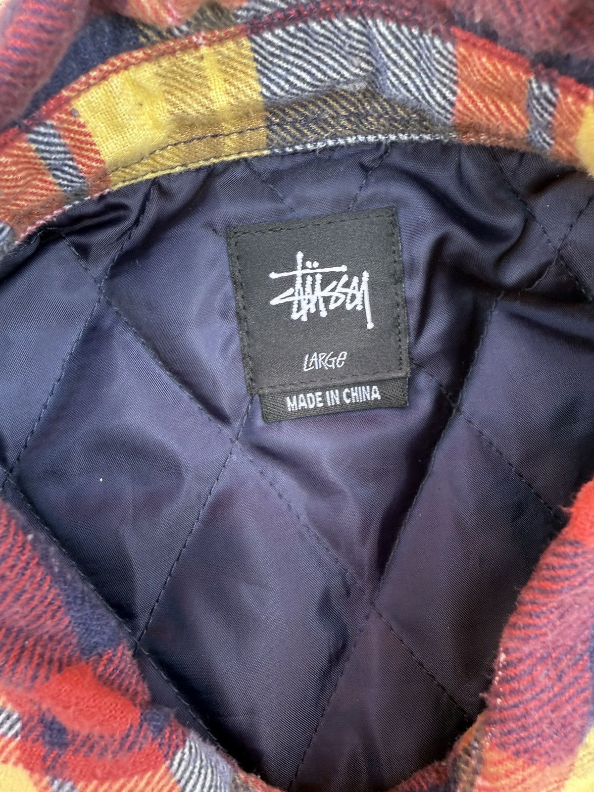 Stussy Stussy quilted plaid flannel Size US L / EU 52-54 / 3 - 4 Thumbnail