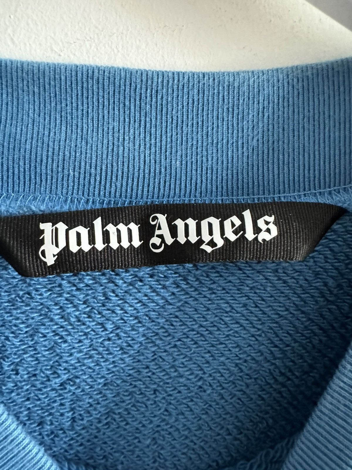 Palm Angels Palm Angels Curved Logo Blue Size: S Size US S / EU 44-46 / 1 - 3 Thumbnail