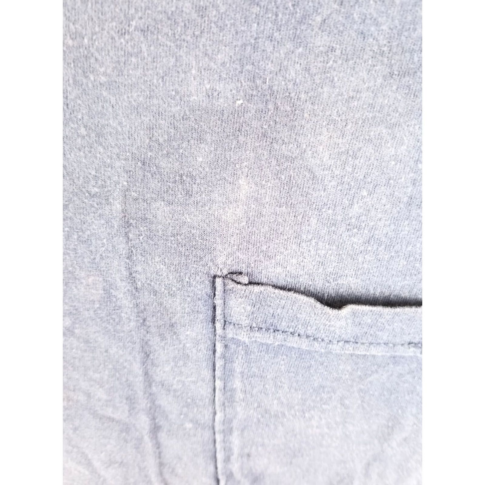 Fruit Of The Loom VINTAGE 90' FRUIT OF THE LOOM BLACK T-SHIRT XL ONE POCKET COTTON THIN Mens Size US XL / EU 56 / 4 - 5 Thumbnail
