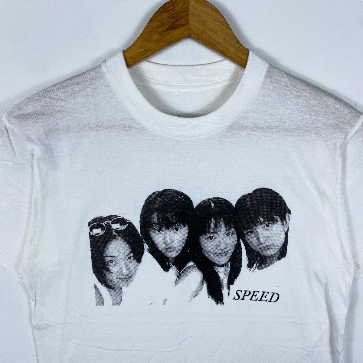 Band Tees Vintage 90s SPEED Japanese Dance Vocal Group Graphic Tee Size US S / EU 44-46 / 1 - 2 Thumbnail