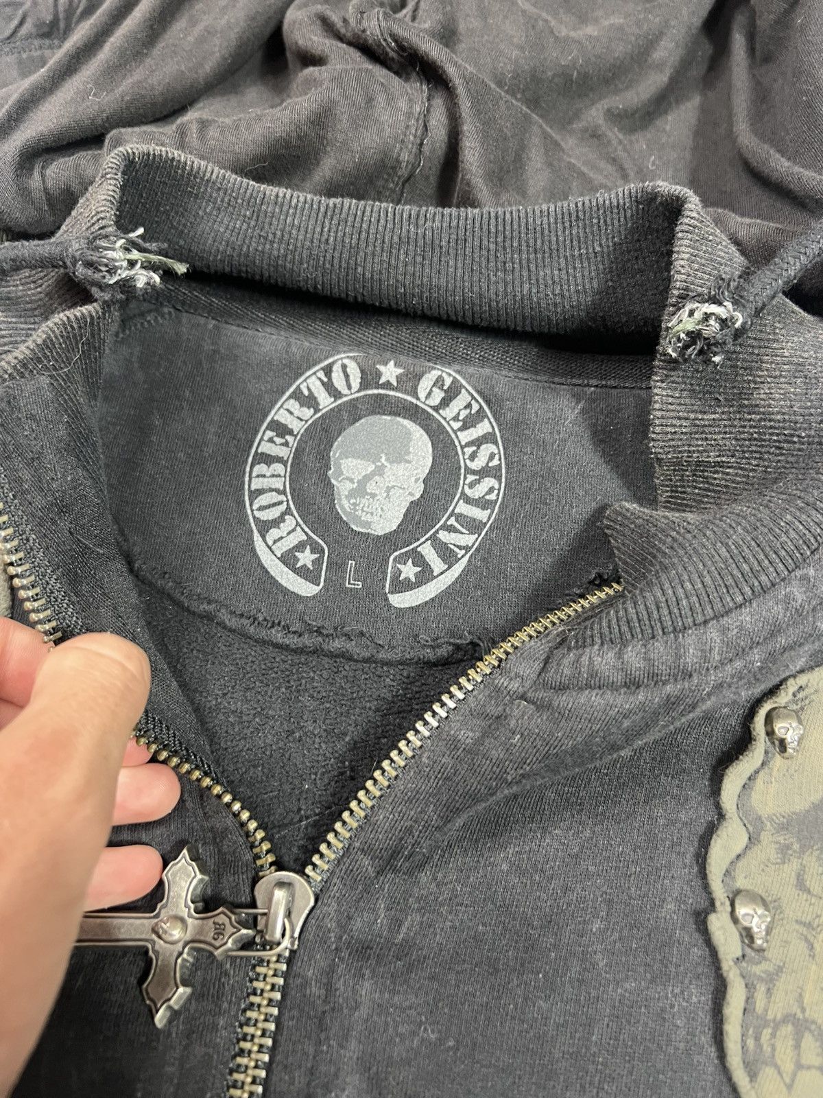 If Six Was Nine 🖤VTG CRAZY🔥 AFFLICTION RICK OWENS HYSTERIC GLAMOUR STYLE JAC Size US L / EU 52-54 / 3 - 10 Thumbnail