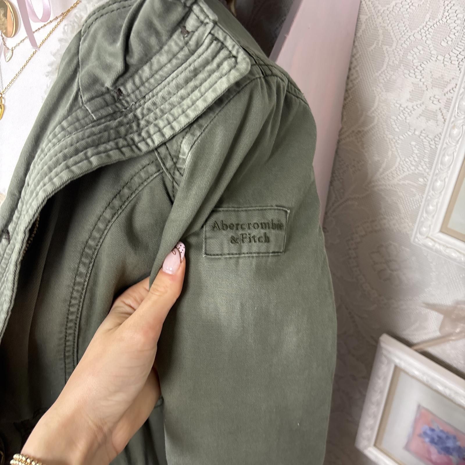 Abercrombie & Fitch vintage Abercrombie green cargo sherpa jacket Size S / US 4 / IT 40 - 7 Thumbnail
