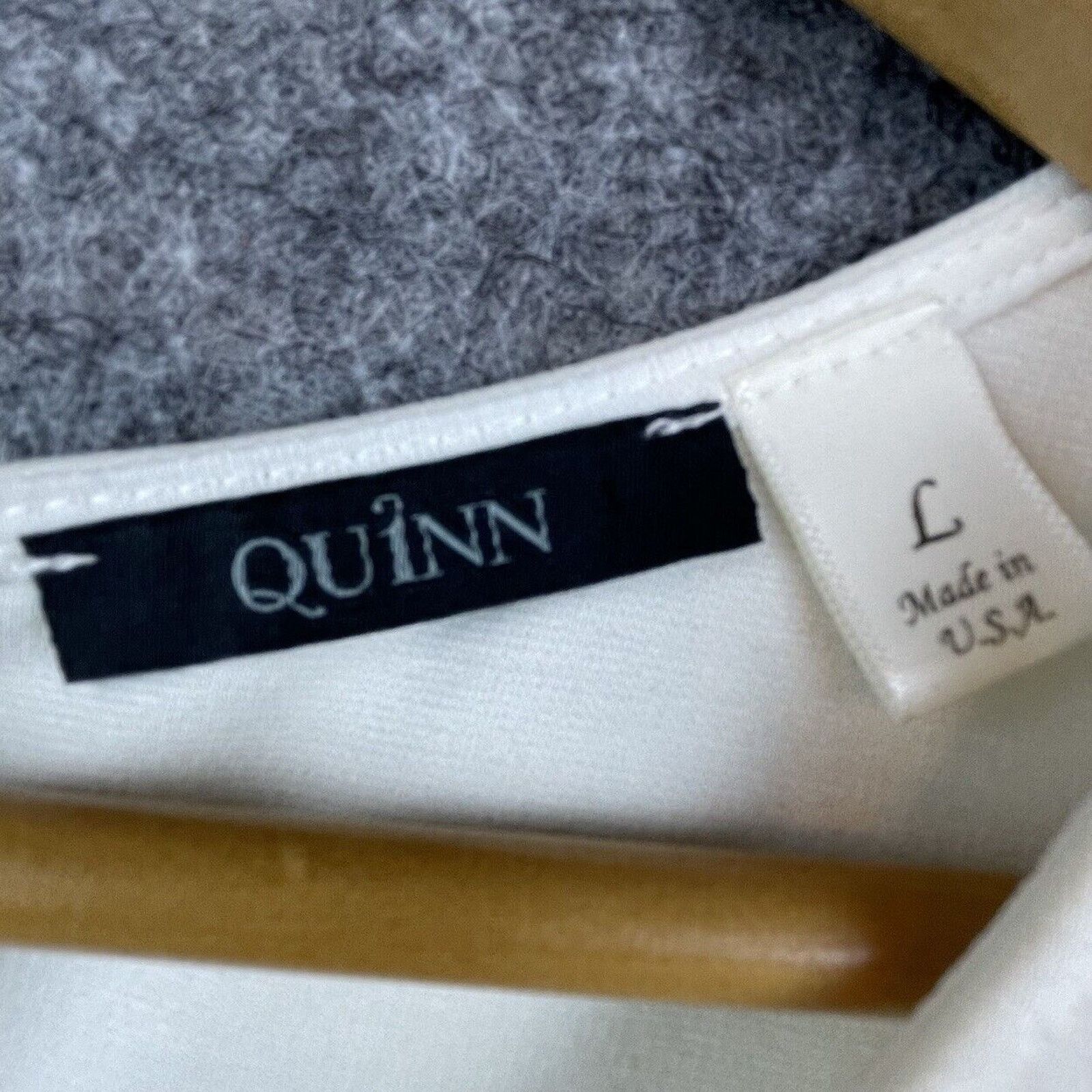 Quinn Quinn Dress Large White Blue Colorblock Sporty Stretch Size L / US 10 / IT 46 - 3 Thumbnail