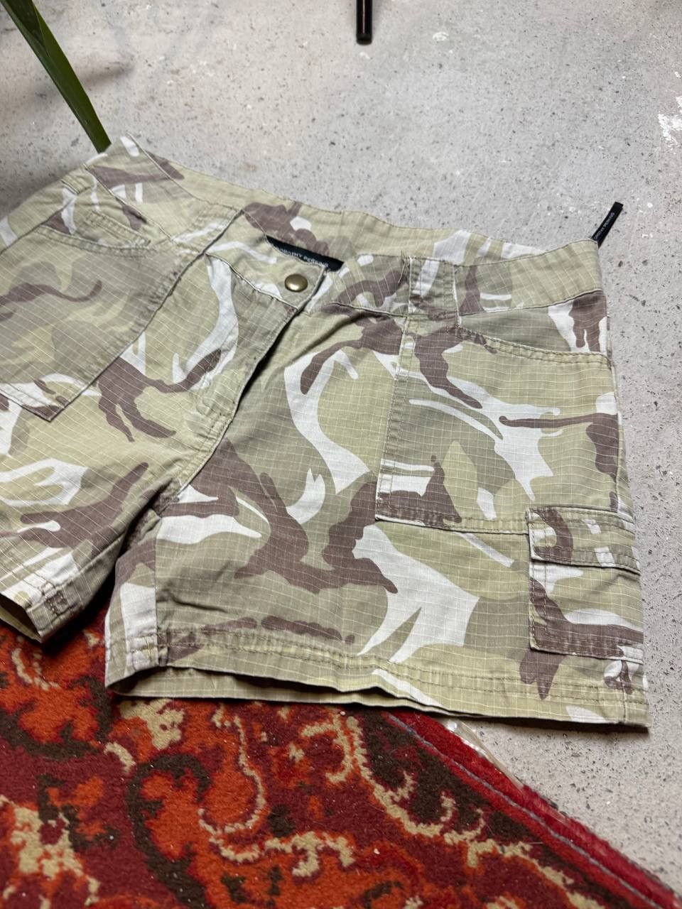 Other Vintage Y2K Dorothy Perkins Camo Military Carty Style shorts Size 32" / US 10 / IT 46 - 2 Thumbnail