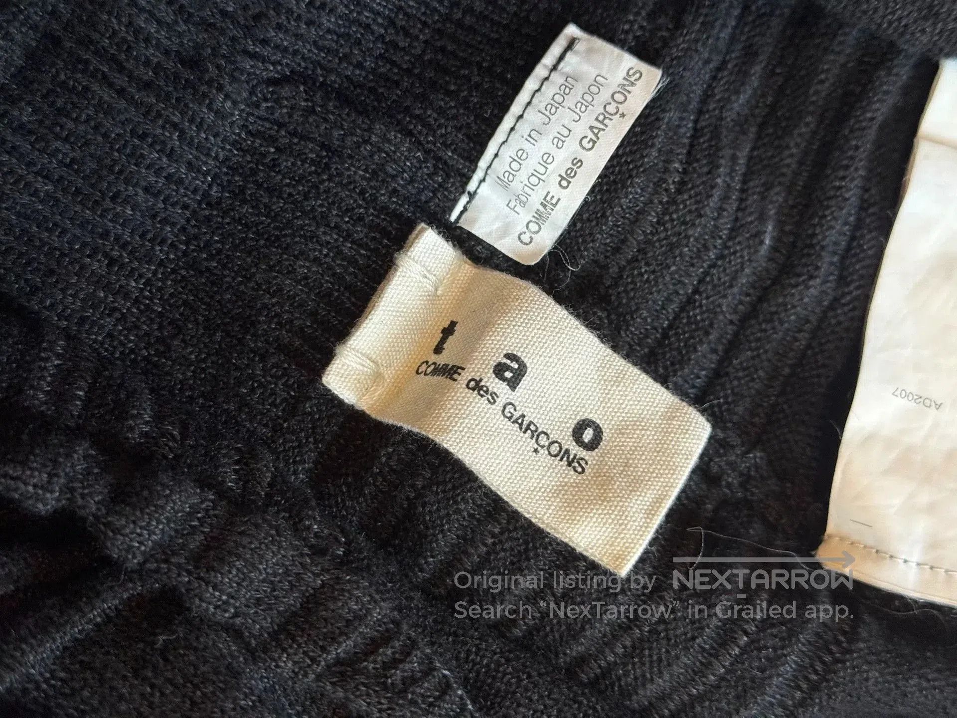 CDG tao knit sweater.