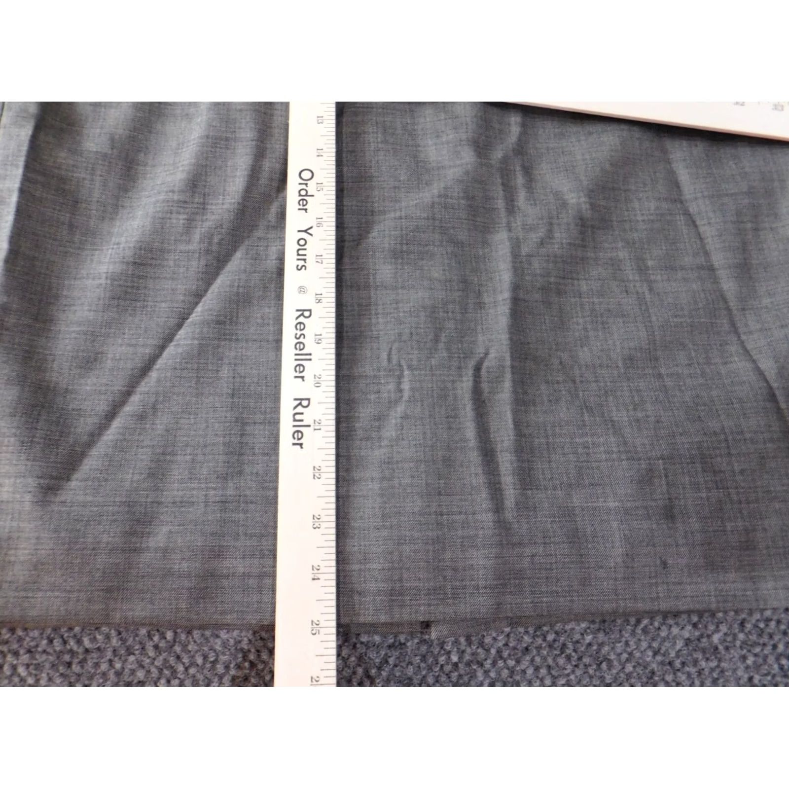 Loft LOFT Skirt Womens 14 Gray A-Line Knee Length Wool Stretch Zip - LOFT - Petites - Wool - 14 - Gray - A-Line - Knee Length - Womens Size 36" / US 14 / IT 50 - 5 Thumbnail