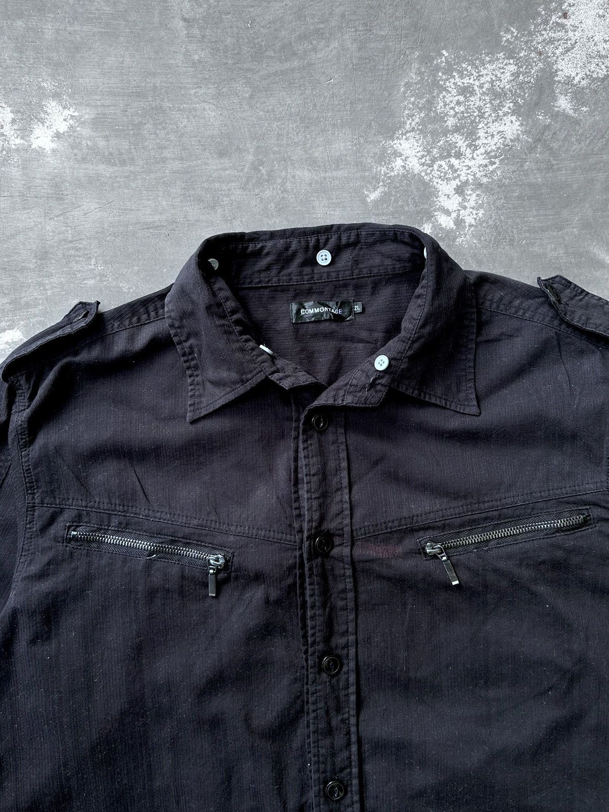 If Six Was Nine Commontage Long Sleeve Shirt With Double Zipper Pockets Size US XL / EU 56 / 4 - 2 Thumbnail