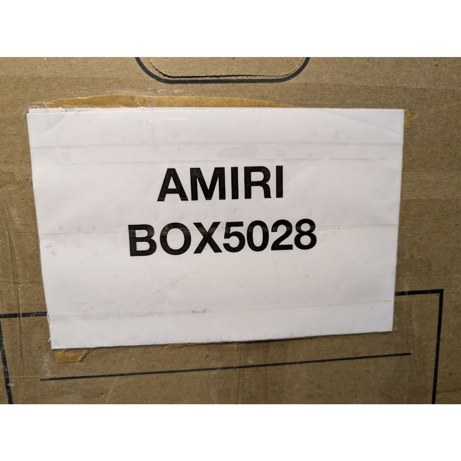 Amiri o1rshd1 Q:2 / Size: 100 / Nappa Amiri Core 4cm Belt in Black Size 40 - 18 Thumbnail