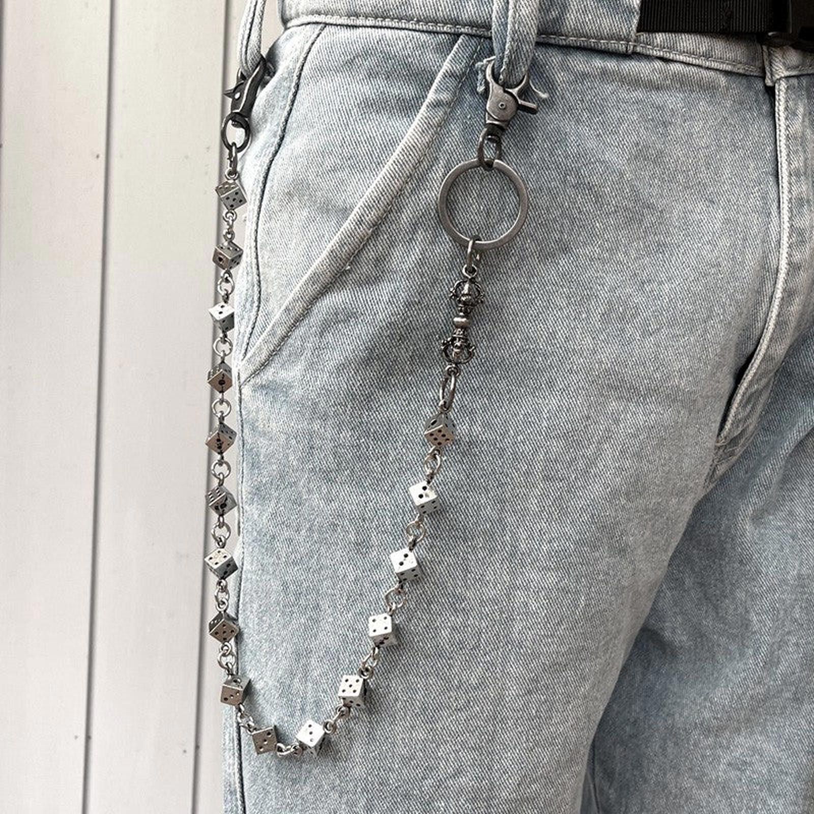 Jewelry Dice Wallet Chain, Pants Chain Size ONE SIZE - 4 Thumbnail