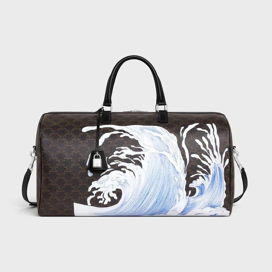 Celine o1bcso1str0524 Size : OS / Large Travel Bag in Black/Brown Size ONE SIZE - 1 Thumbnail