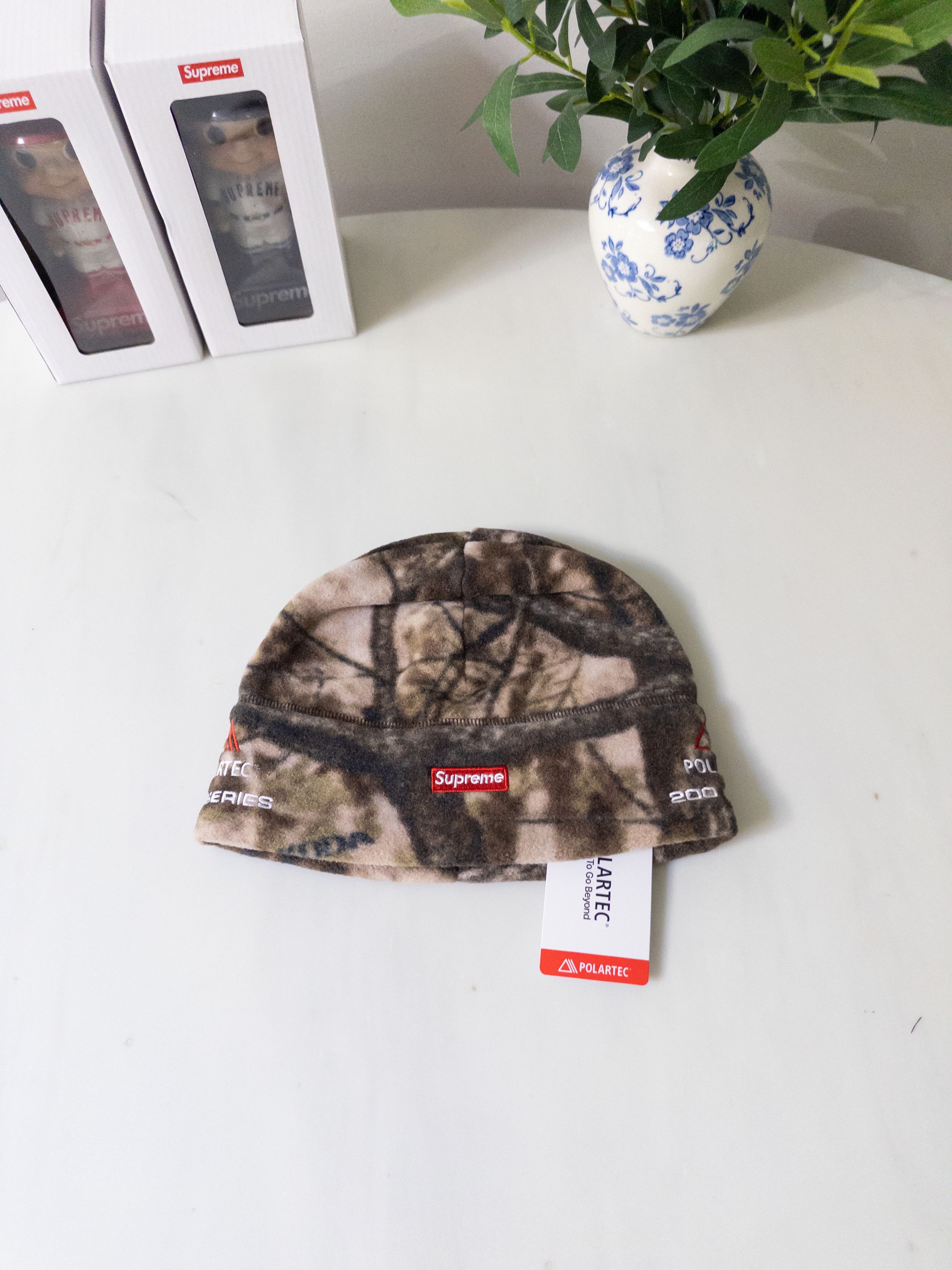 メンズ Supreme Polartec Sport Beanie Tree Camo