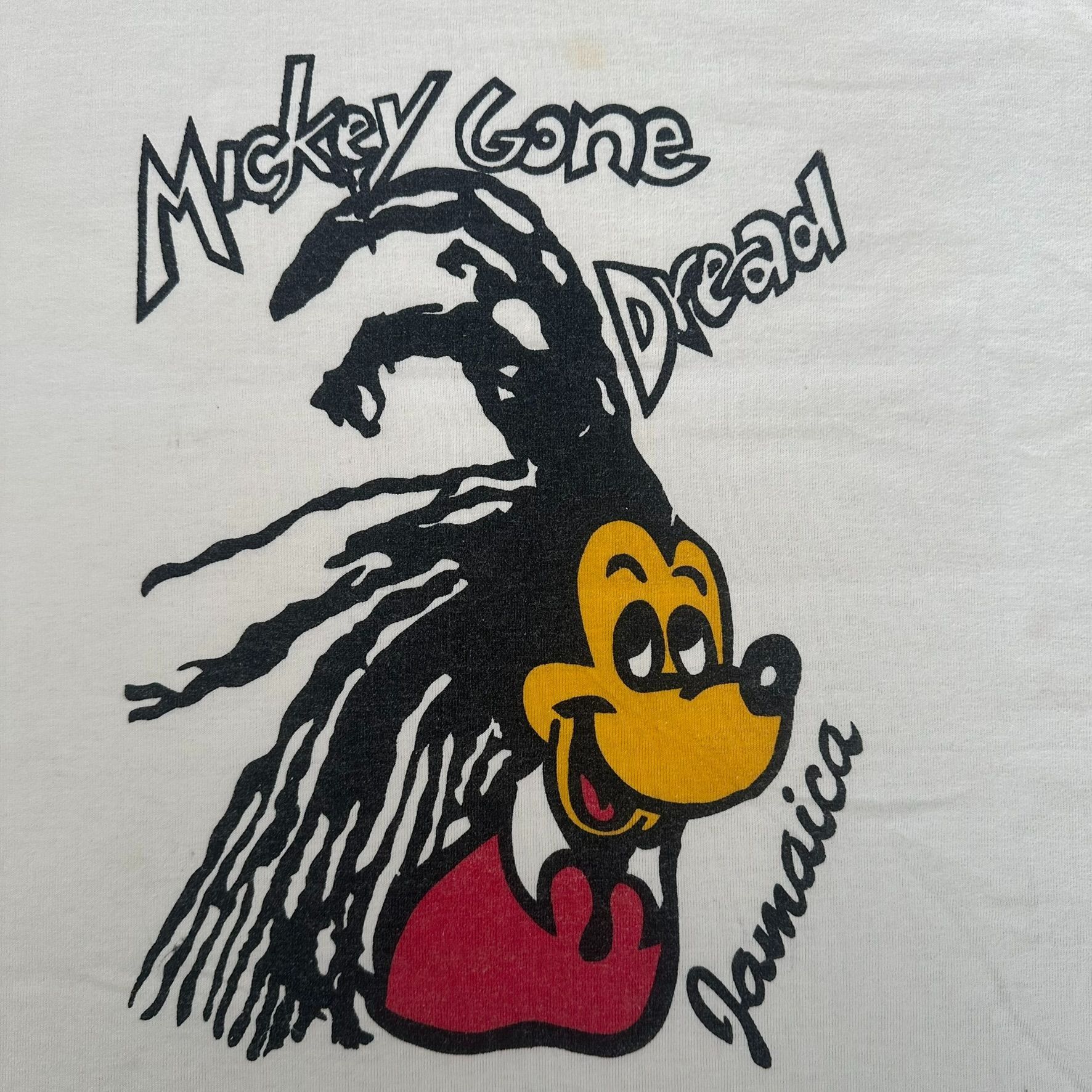 Vintage Vintage 80s Jamaica Mickey Mouse Tank Top Rasta Humor Tee Size US M / EU 48-50 / 2 - 2 Thumbnail