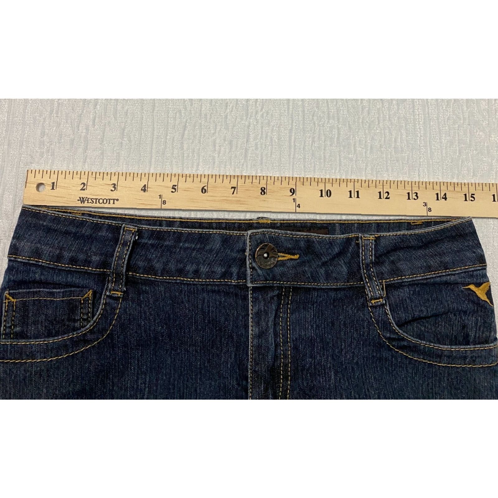 Vintage Grane Jeans Juniors 5 Boot Cut Blue Denim 5-Pocket Design Women Girls/Men? Size 27" / US 4 / IT 40 - 7 Thumbnail